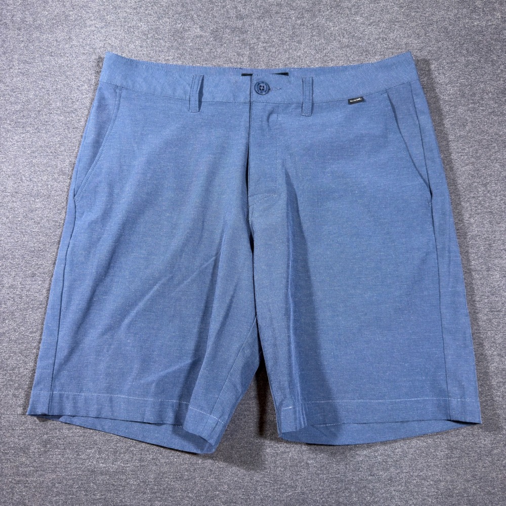 TravisMathew Shorts Mens 34 Blue Beck Performance Golf Hybrid Chino Stretch